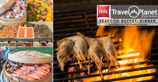 Seafood buffet dinner IBIS Bangkok Riverside รีวิว